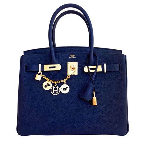 hermes bags blue|hermes ladies bag.